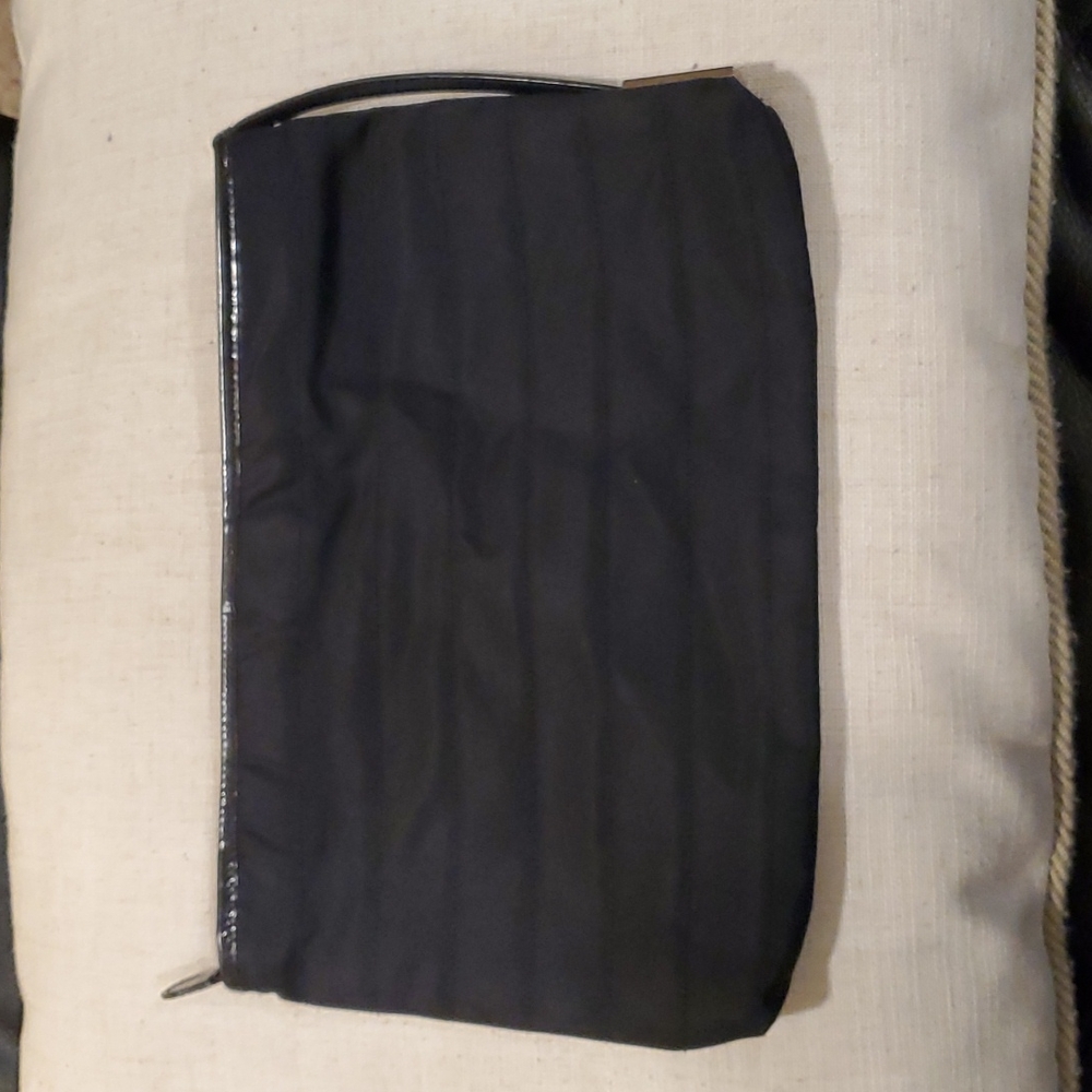 Gucci vintage blue cosmetic bag